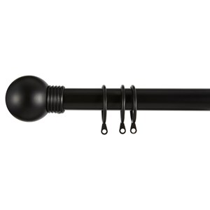 Extendable Rod Set - 28mm Matt Black - Extendable Rod